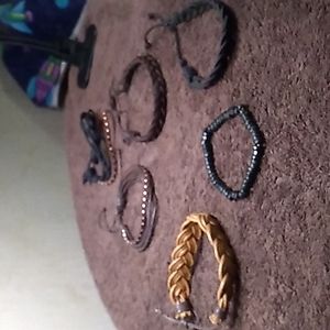 Mixed lot strap bracelets